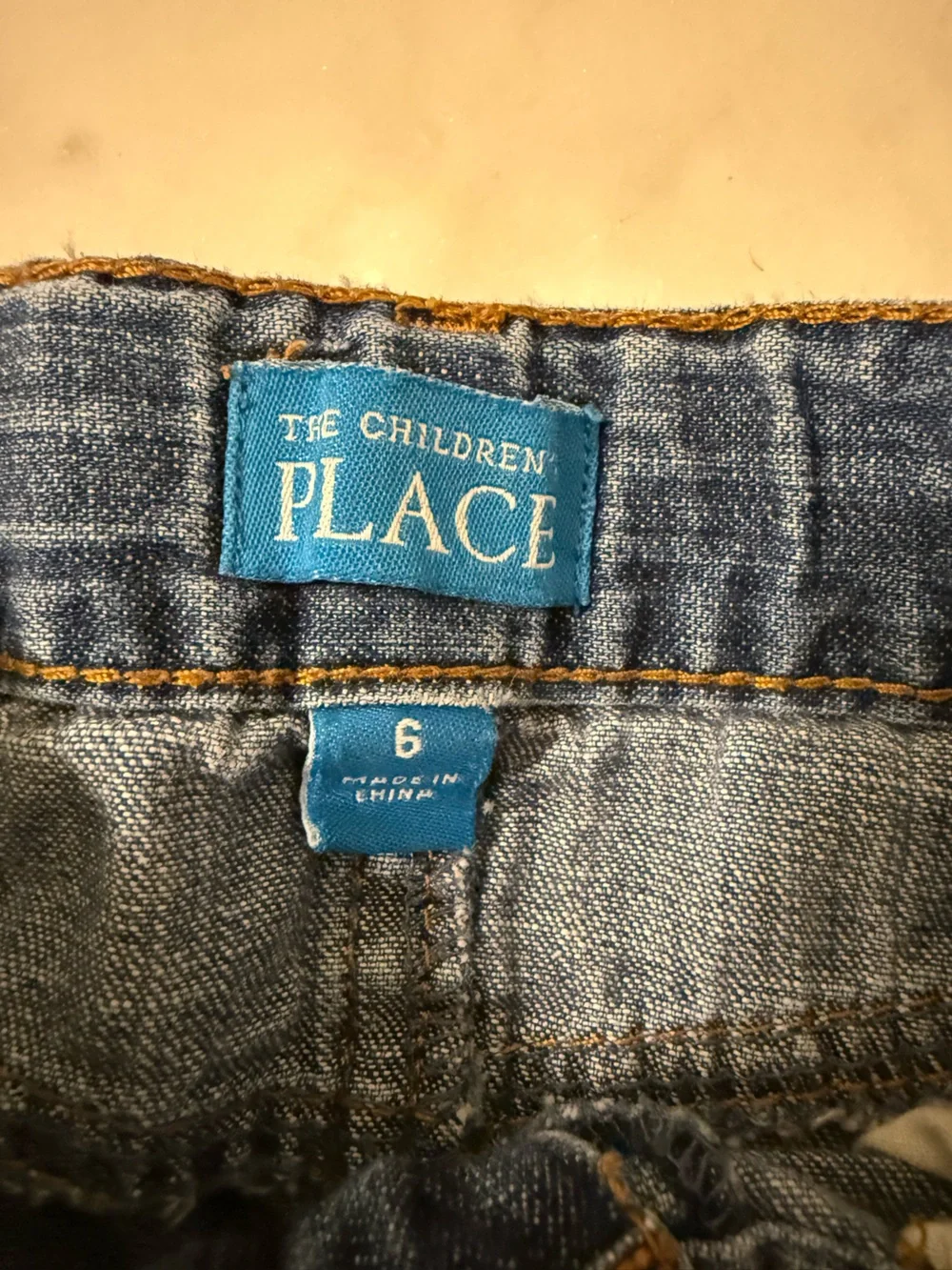The Children's Place Denim Flared Skirt in Blue
